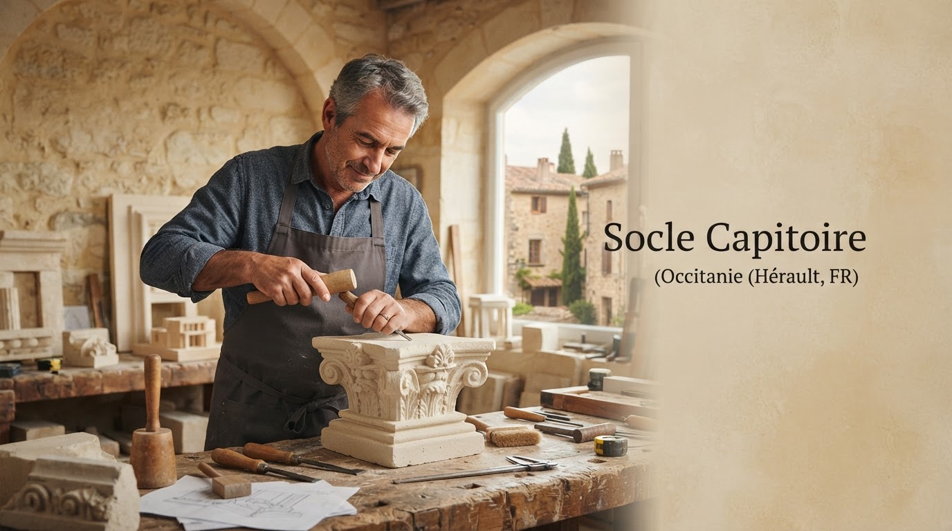 Socle Capitoire — représentation abstraite de flux de données analysés par intelligence artificielle